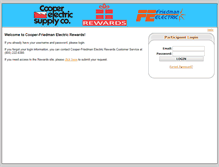 Tablet Screenshot of cooperelectricrewards.com